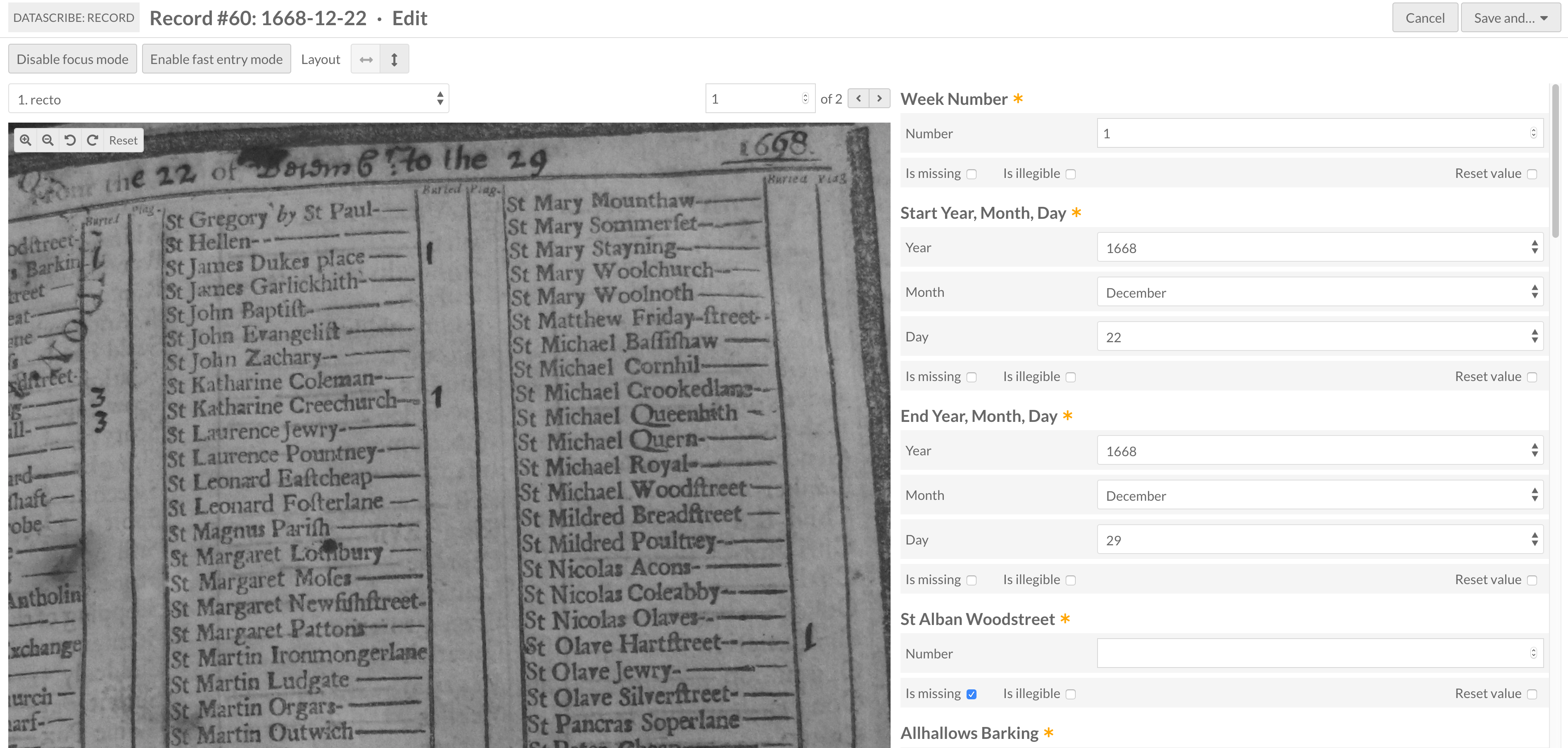 DataScribe's focus mode for transcribers