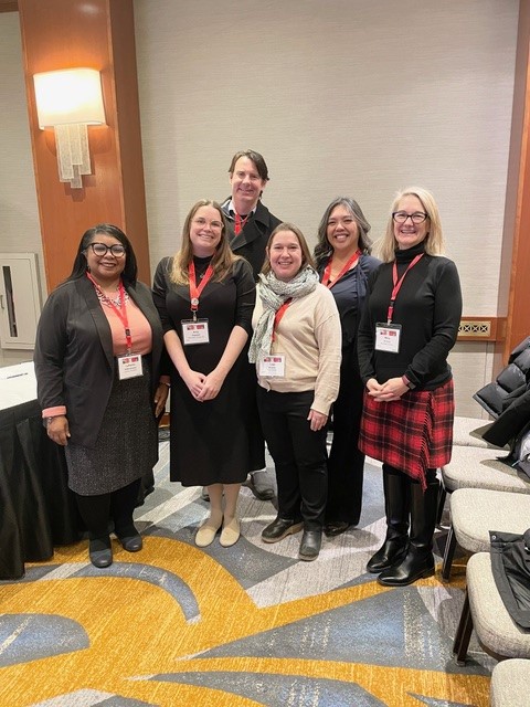 Group photo of the panelists and moderators for the Unpacking the History of Higher Education panel at AHA 2025