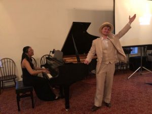 Faith Ellen Lam and Jimmy Stevens close out an evening of performances.