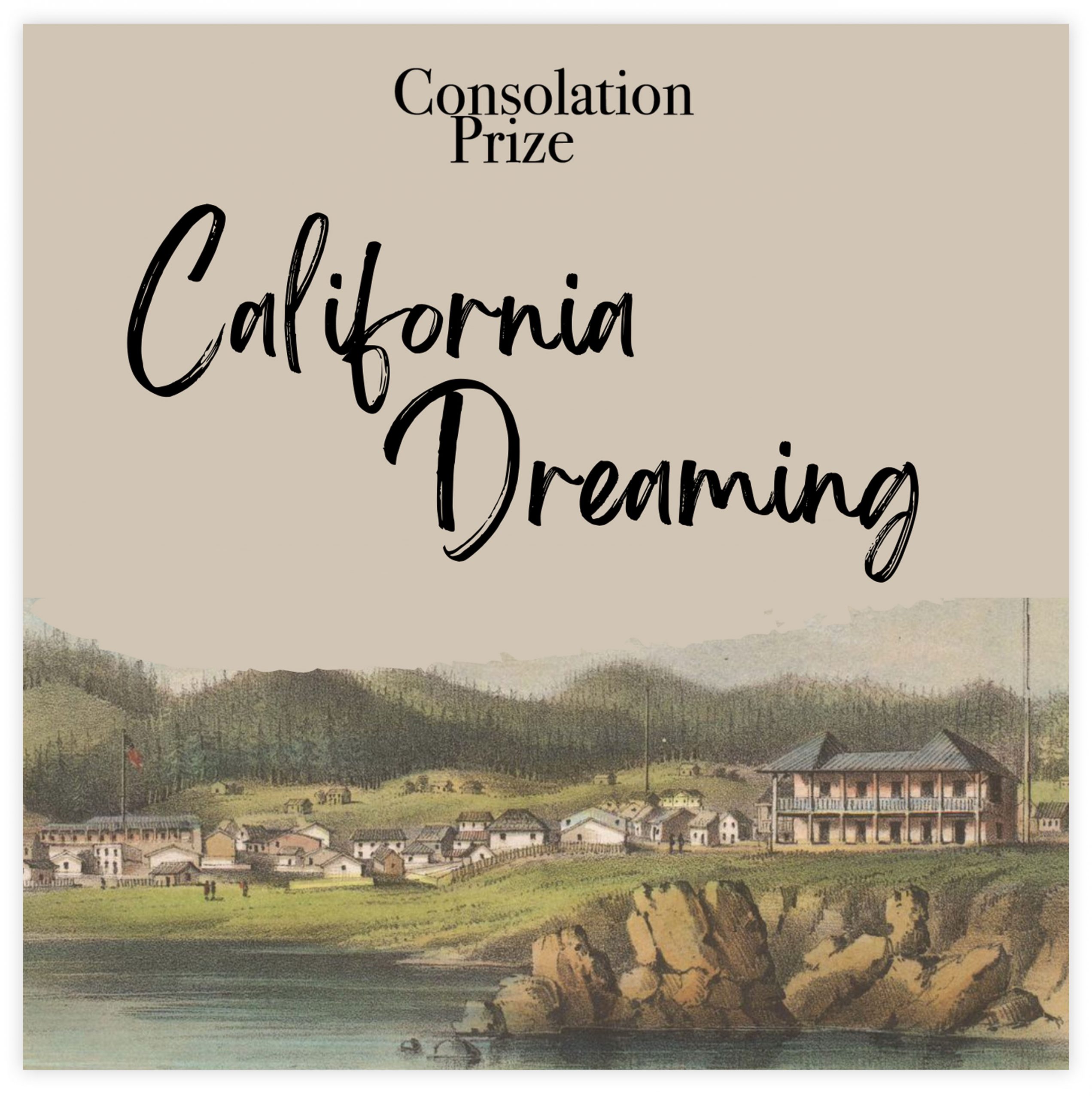 Logo for the Consolidation Prize website which reads, "California Dreaming."