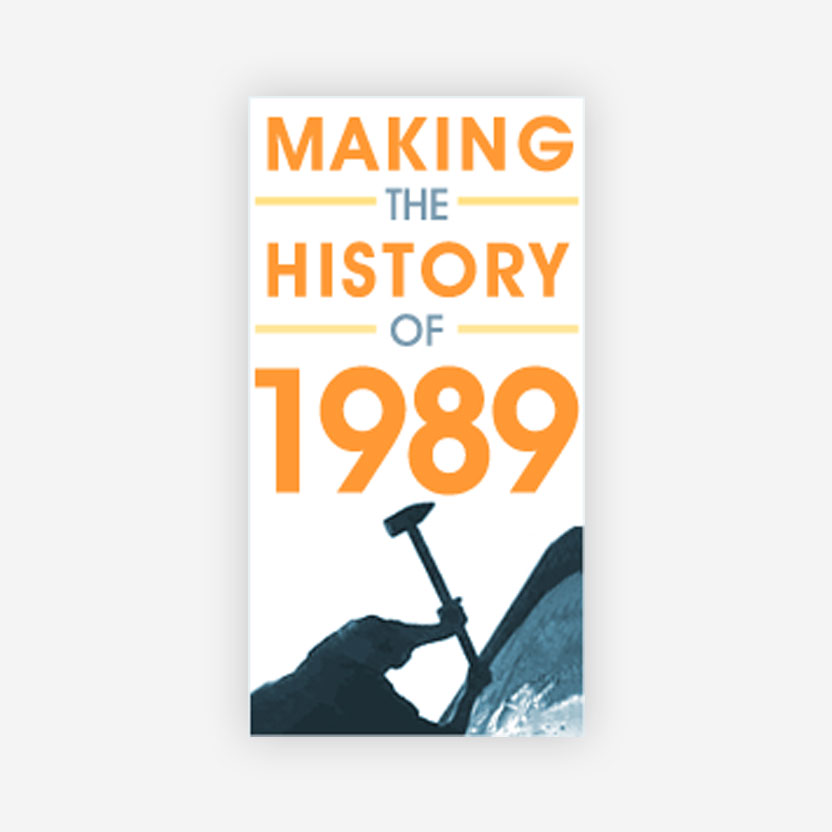 Logo for the Making the History of 1989 website.