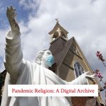 Logo for the Pandemic Religion: A Digital Archive website.