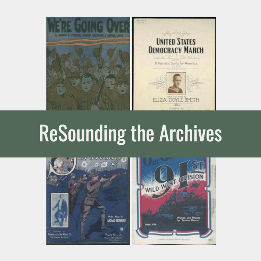 Logo for the ReSounding the Archives website.